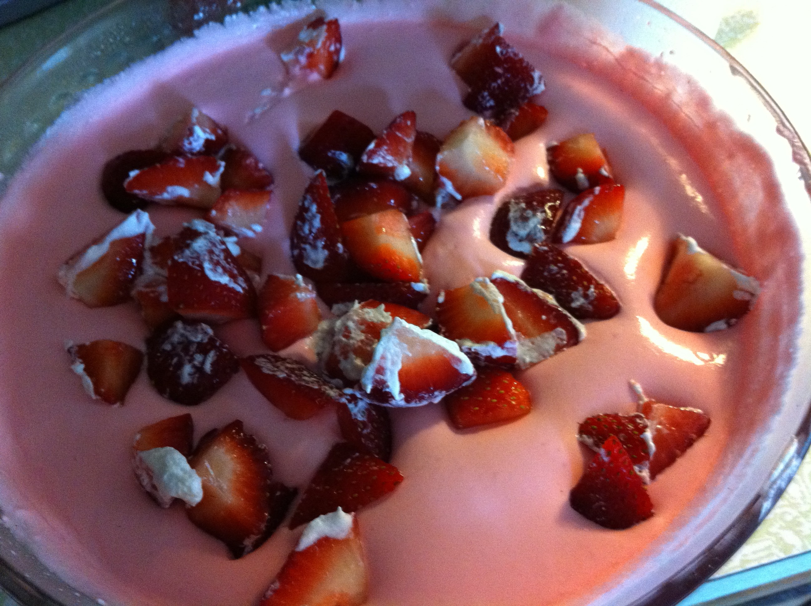Easy Dessert Recipe Creamy StrawberryBanana Jello » Life With Darcy