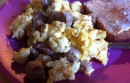 turkey sausage egg scrambler