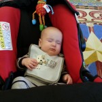 X snoozing at BlissDom