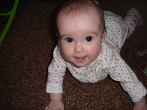 baby crawling