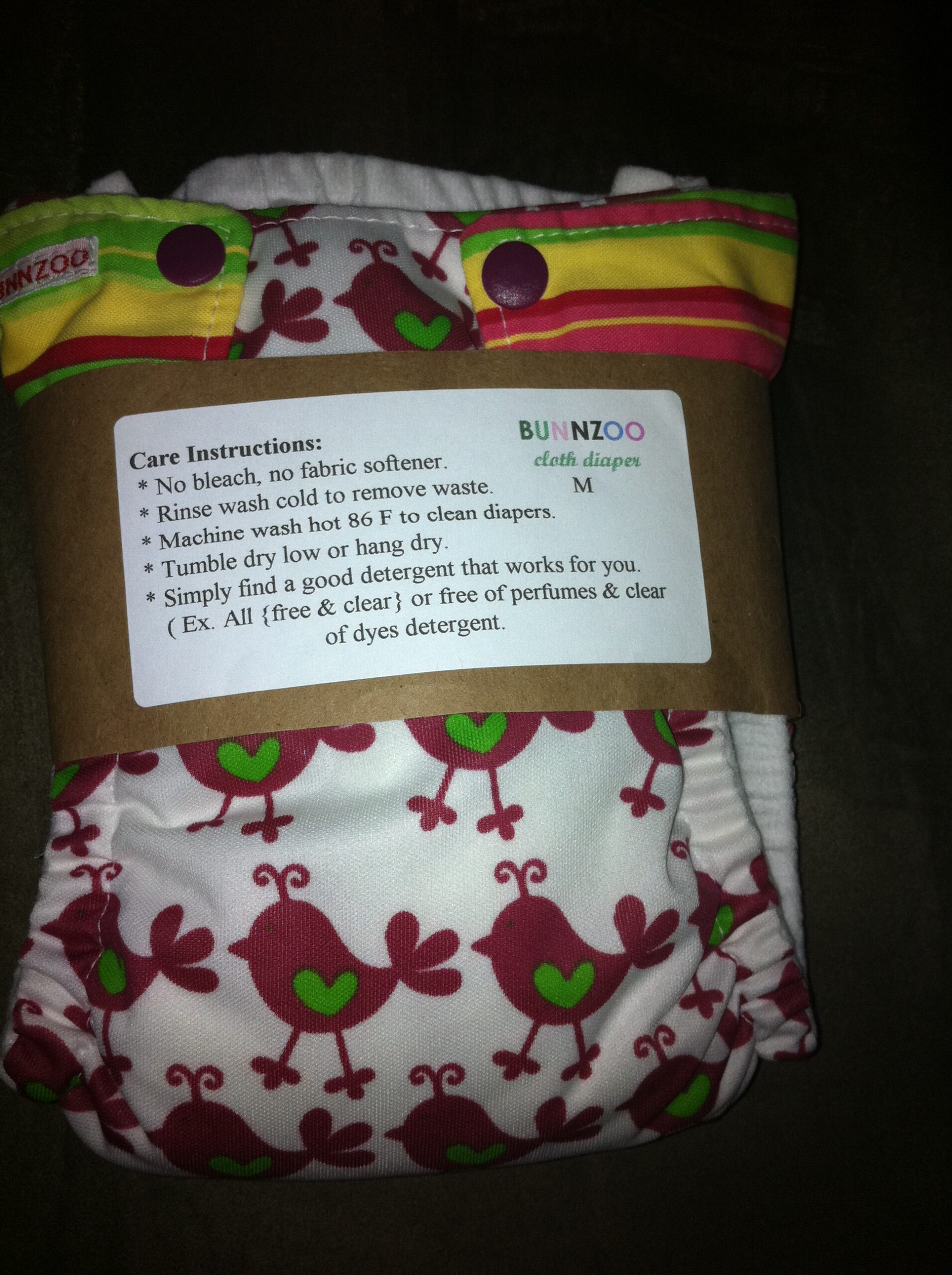 bunnzoo reusable diaper