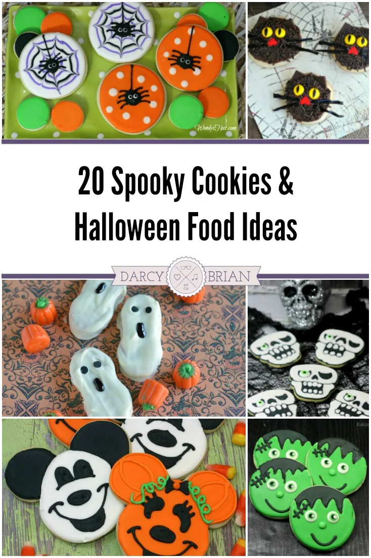 Looking for fun Halloween food ideas? These Halloween food ideas feature spooky, delicious, and fun cookies and treats perfect to make for your kids class party or a fun family-friendly party!