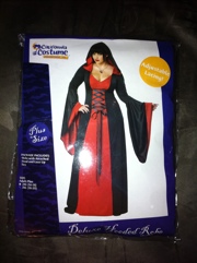 Plus Sized Hooded Sorceress Halloween Costume Review