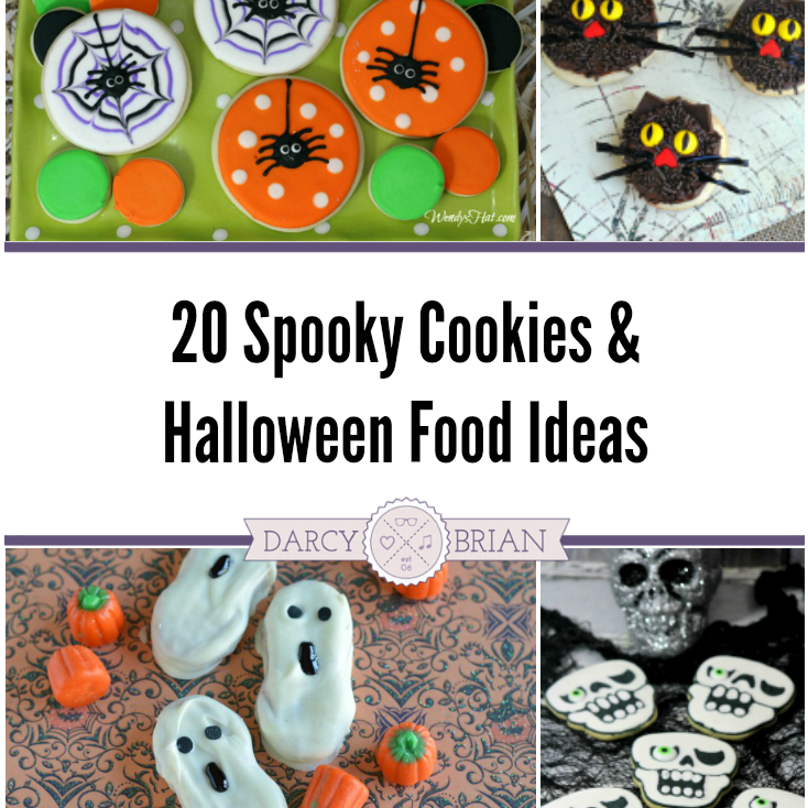 Looking for fun Halloween food ideas? These Halloween food ideas feature spooky, delicious, and fun cookies and treats perfect to make for your kids class party or a fun family-friendly party!