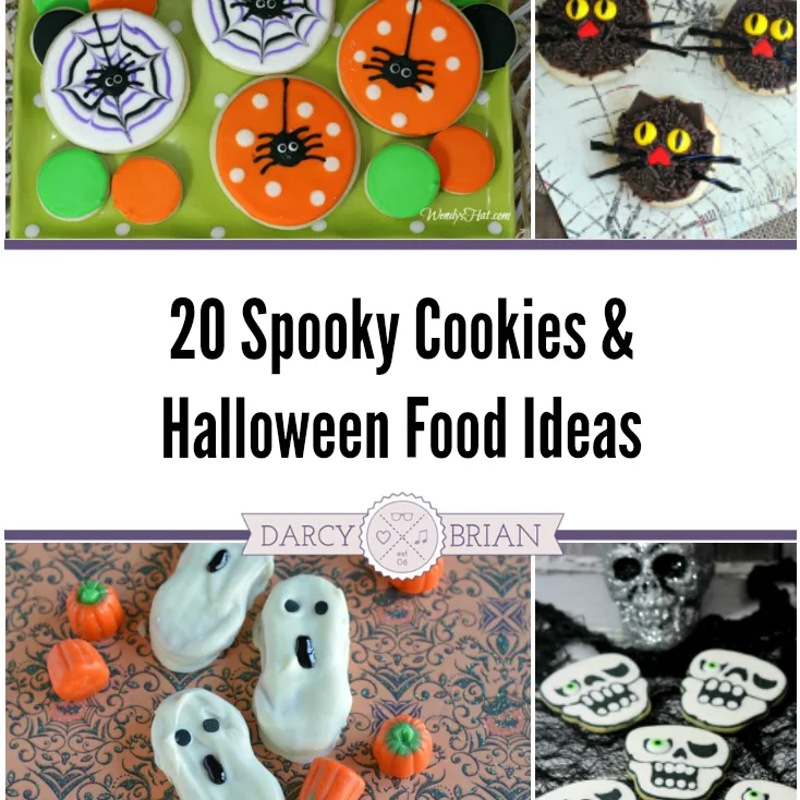 Looking for fun Halloween food ideas? These Halloween food ideas feature spooky, delicious, and fun cookies and treats perfect to make for your kids class party or a fun family-friendly party!