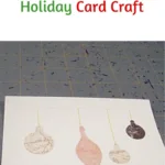 Make your holiday cards unique and special by creating your own Christmas ornament cards with this easy step by step craft tutorial. Create a homemade Christmas card in about 5 minutes!