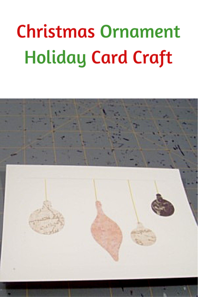 Make your holiday cards unique and special by creating your own Christmas ornament cards with this easy step by step craft tutorial. Create a homemade Christmas card in about 5 minutes!