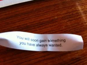 fortune cookie - gain