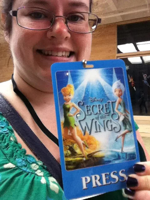 secret of the wings press badge