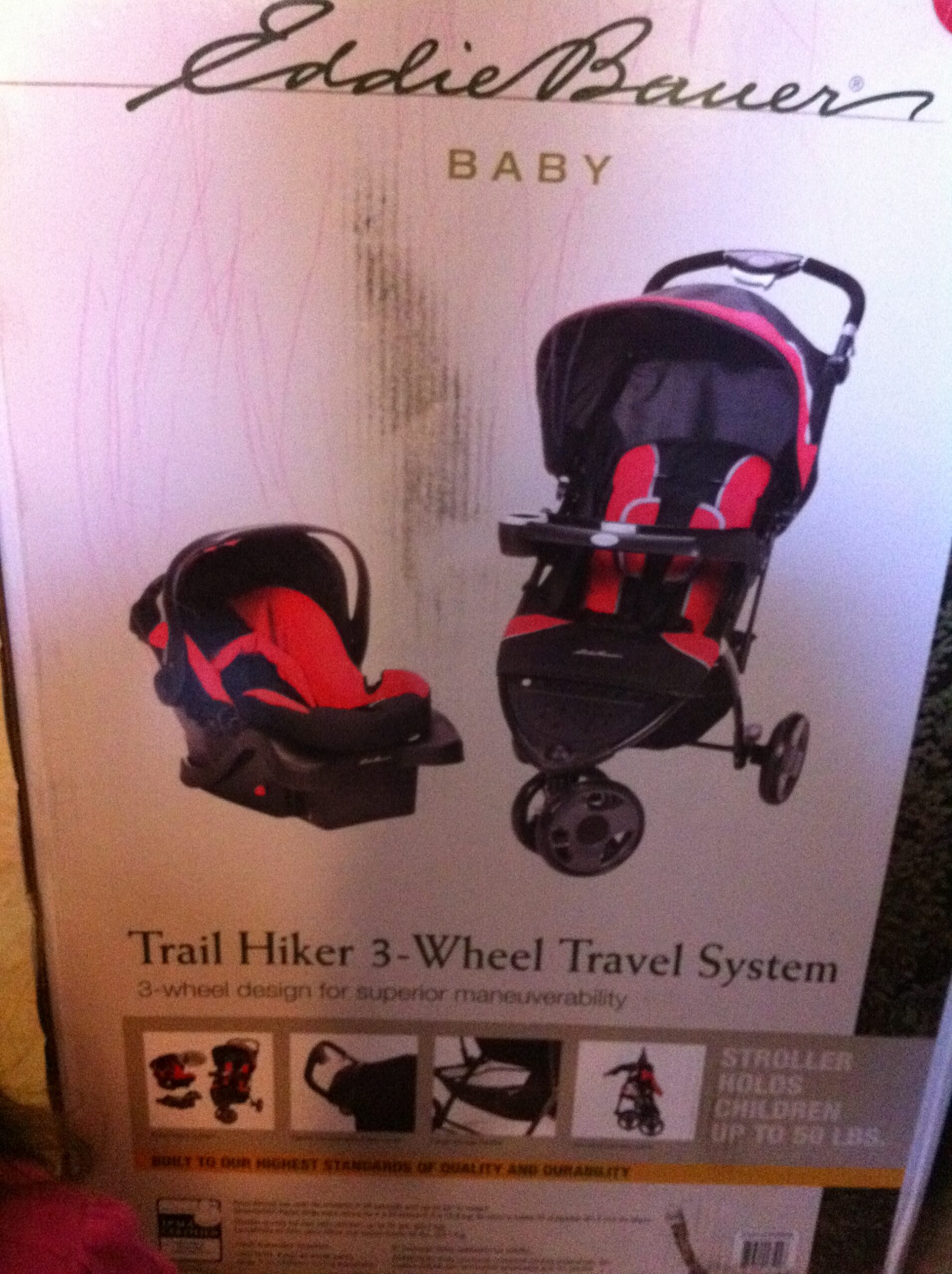 Baby Travel Gear Eddie Bauer Trail Hiker 3 Wheel Travel System Review