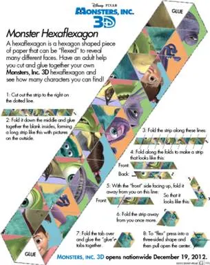 monster hexaflexagon