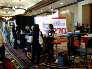 Sbarro booth at Blissdom