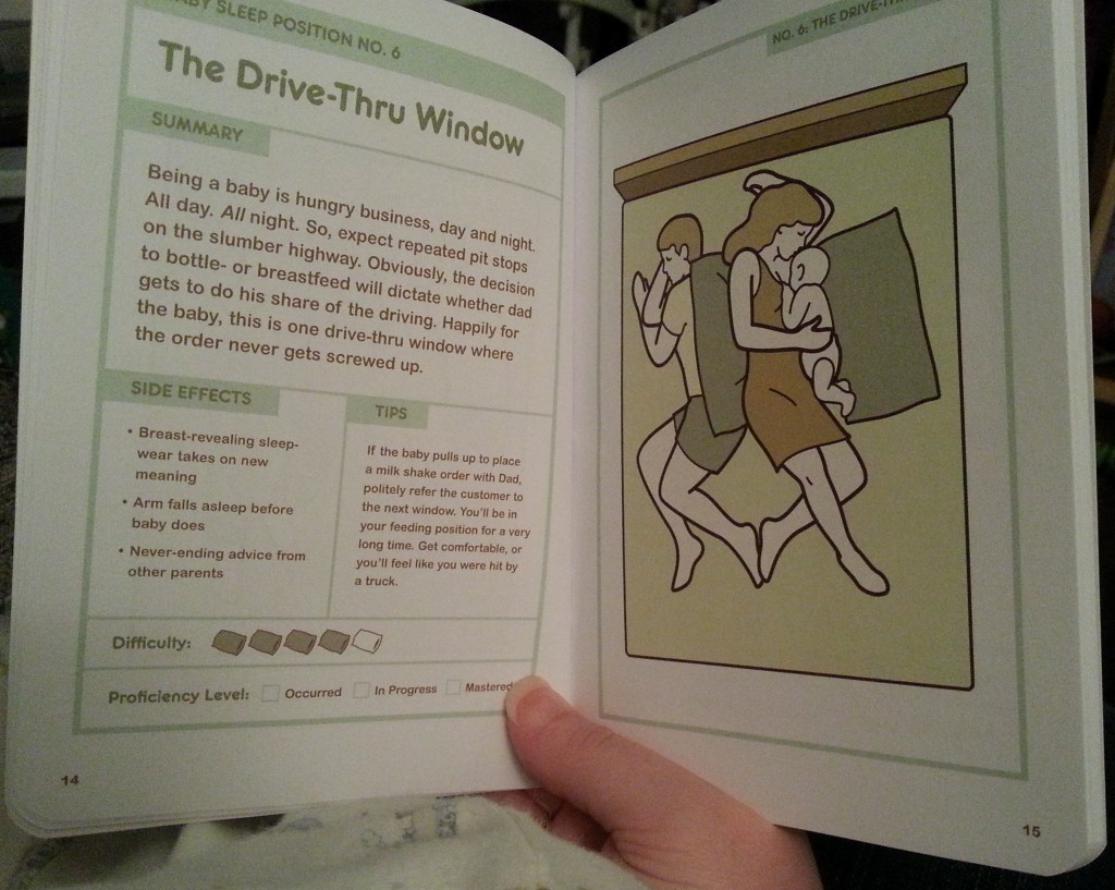 funny cosleeping positions book