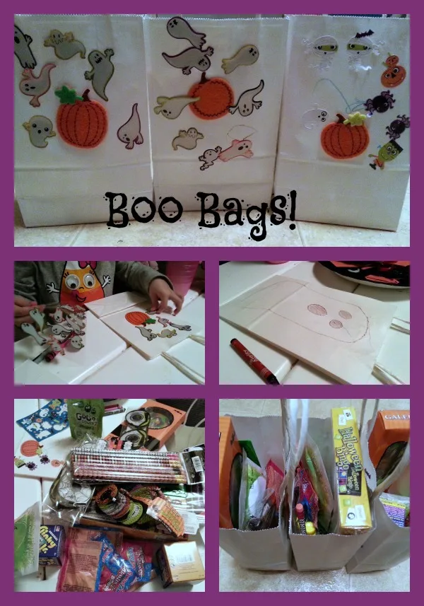 Toddler decorating boo bags #shop