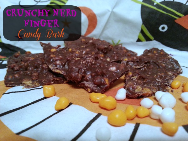 Crunchy Nerd Finger Candy Bark Recipe for Halloween Candy #TrickUrTreat #Shop