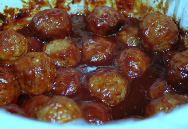 party meatballs in slow cooker