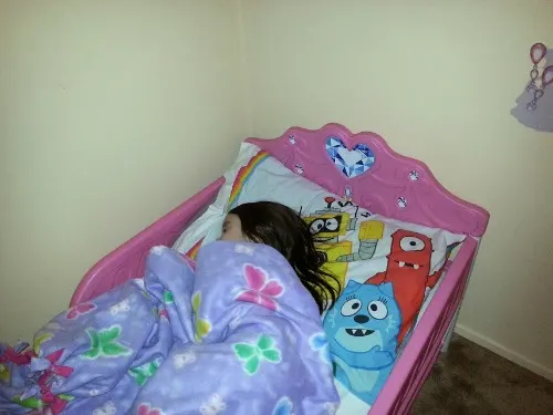 Sleeping in Toddler Bed