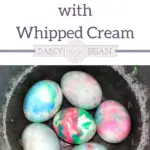 Looking for a fun alternative to decorating Easter eggs with toddlers? Check out How to Dye Easter Eggs with Whipped Topping!