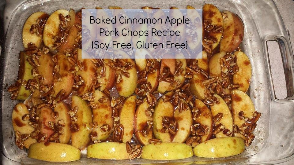 baked cinnamon apple pork chops titled