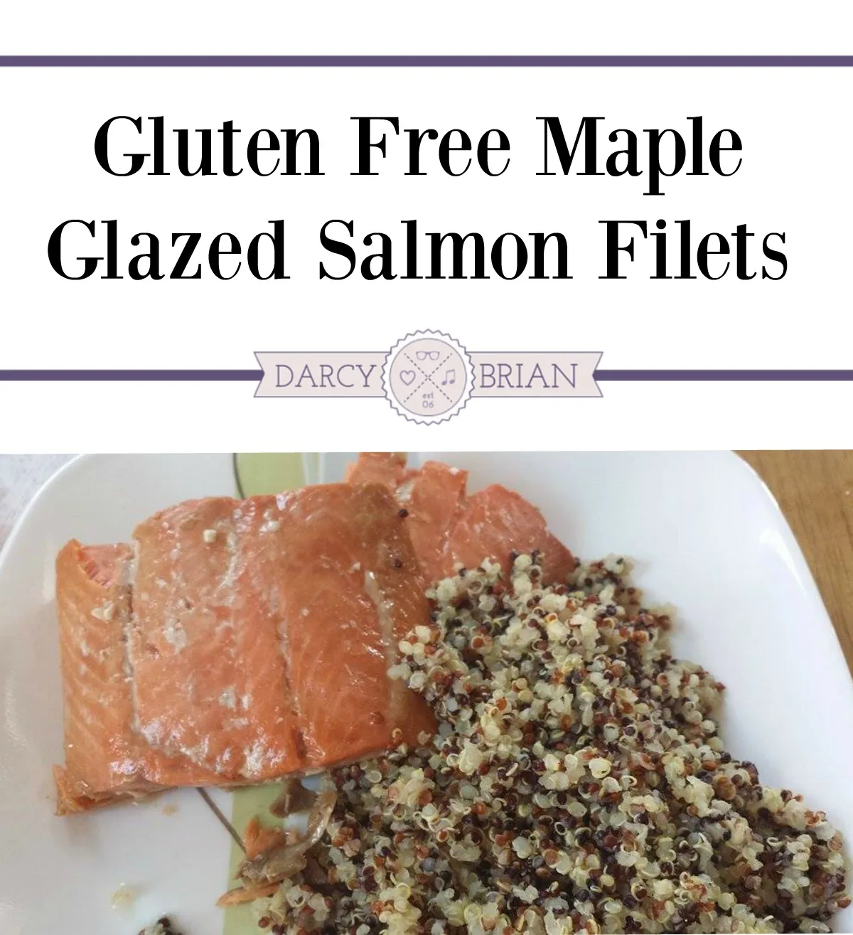 Make this delicious Maple Glazed Salmon Filets Recipe in under 30 minutes for a great Gluten Free meal the entire family will enjoy! 