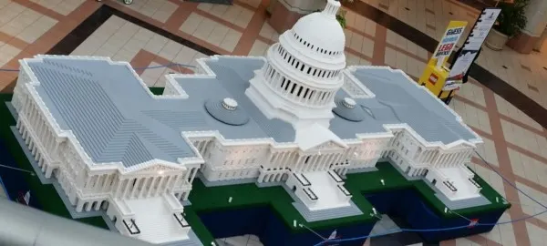 US Capitol LEGO replica