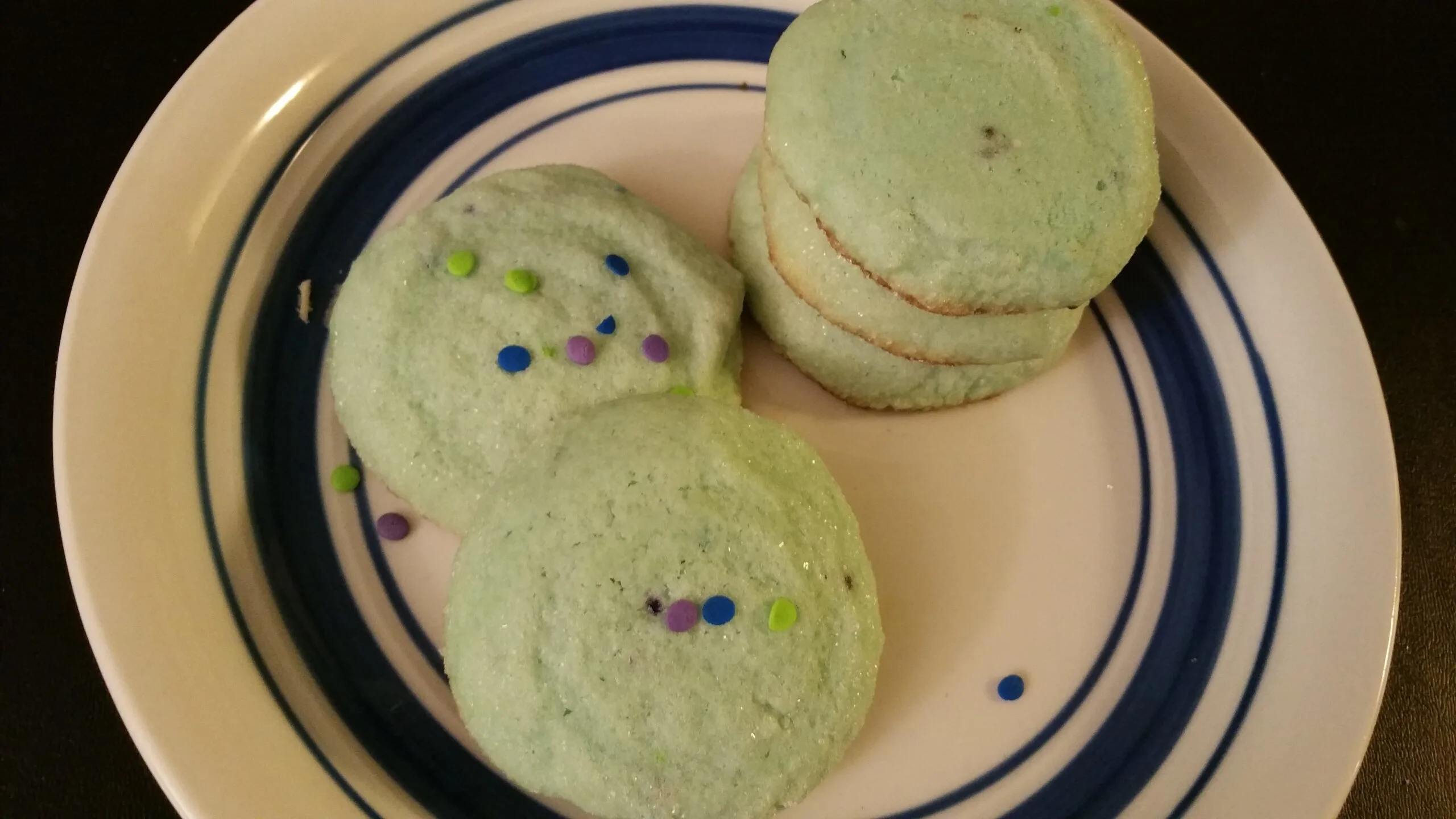 Cosmic cookies on a plate.