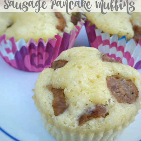 For the busiest mornings, make a grab and go breakfast like this quick sausage pancake muffins recipe.