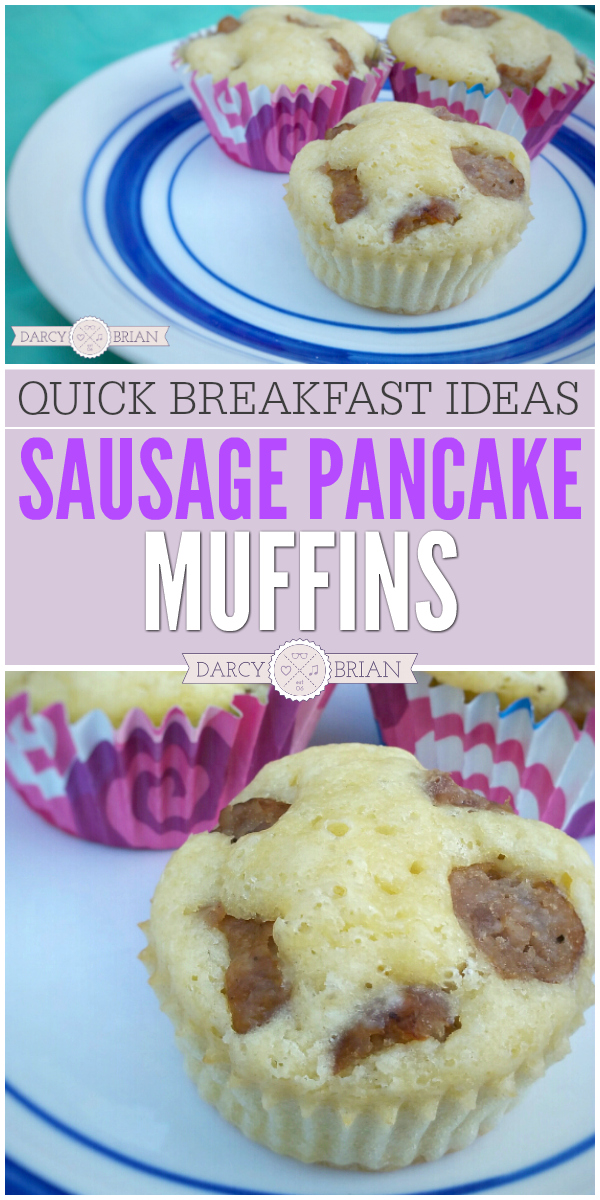 Mornings are busy but it's important to eat a good breakfast. We love quick breakfast ideas like this Sausage Pancake Muffins recipe. It's easy to make ahead too!