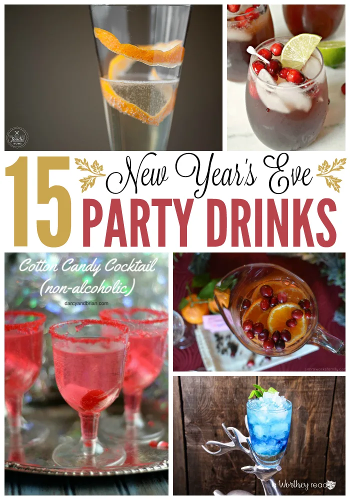 Are you planning a New Year's Eve party? Don't forget to plan your drink menu! There are many choices from champagne to cocktails or even sangria. Find the perfect refreshments to serve while ringing in the New Year with these party drink recipes.
