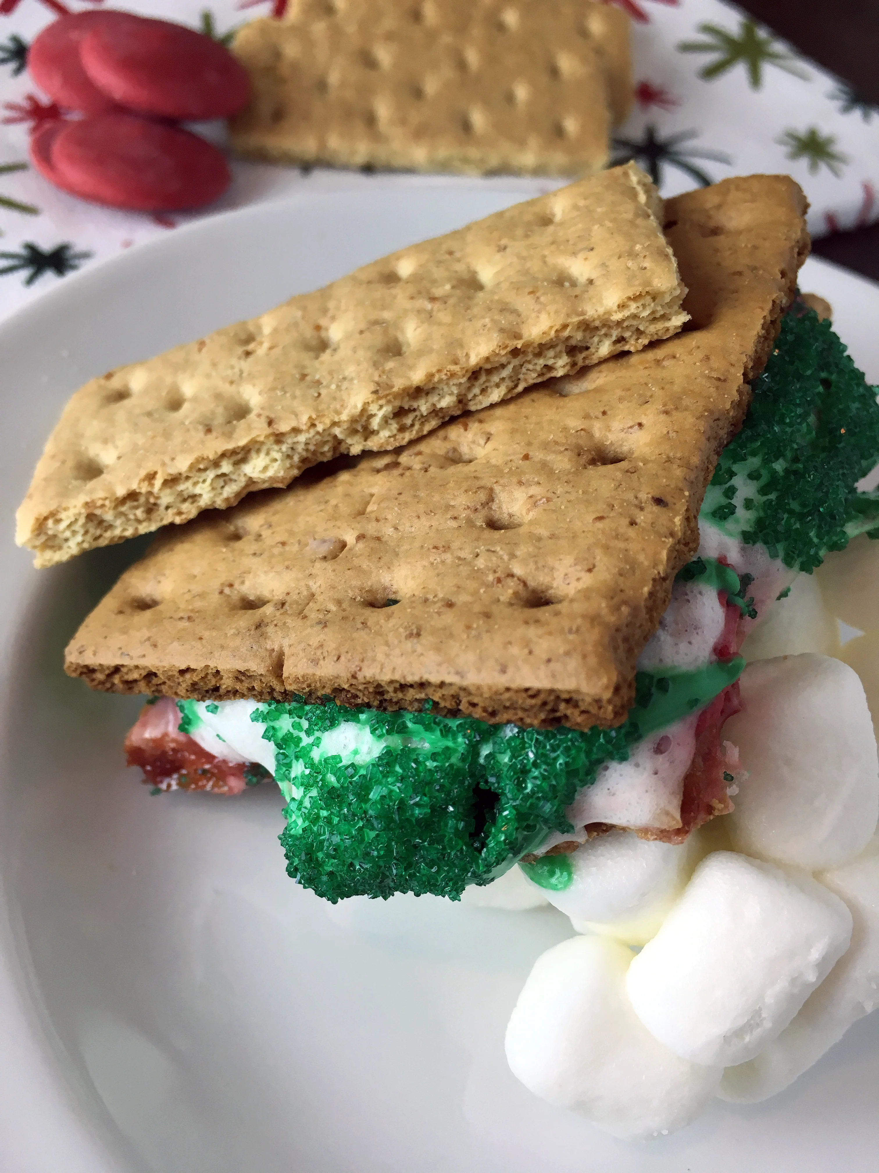 Assembled Christmas S'more