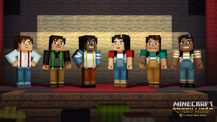 Minecraft Story Mode Character Selection