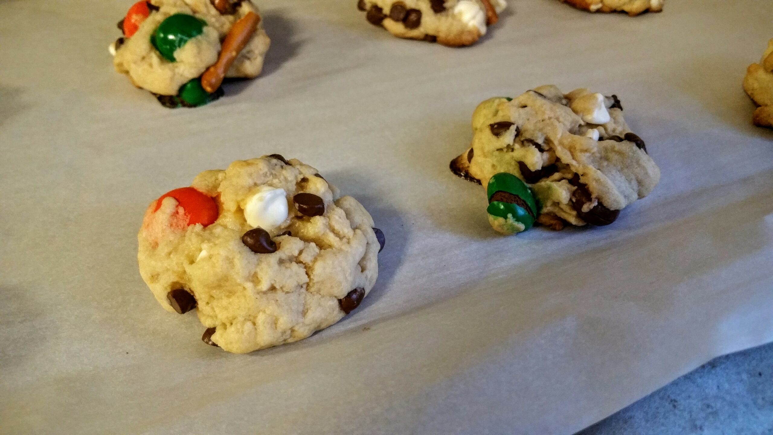 Baking holiday cookies