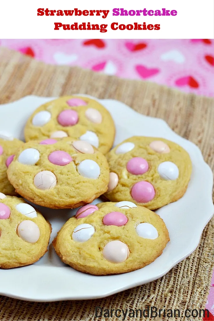 This Strawberry Shortcake Pudding Cookies recipe is deliciously easy to make.