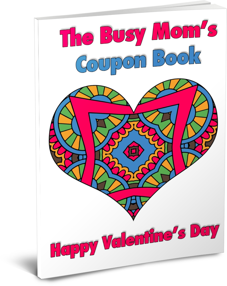 Make sure your partner needs to take time for herself! Free printable Valentines Day coupon book for moms.