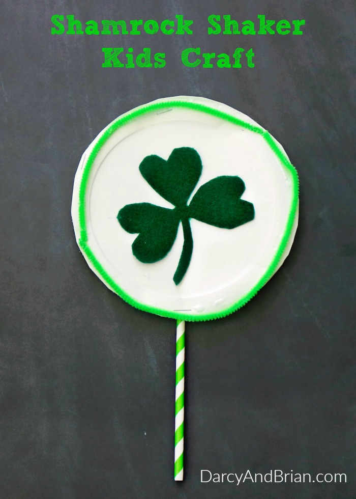 This Shamrock Shaker kids craft idea is perfect for St. Patrick's Day!