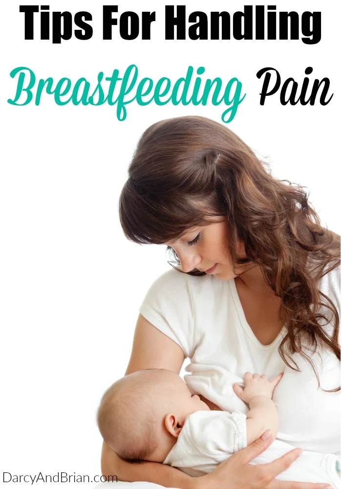 Tips for breastfeeding moms experiencing pain while nursing.