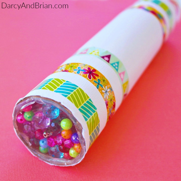 Learn how to make this DIY Kaleidoscope Kids Activity.