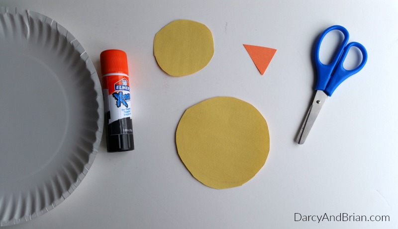 Simple craft supplies are used to make this fun kids craft.