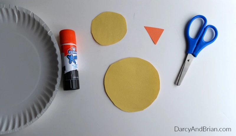 Simple craft supplies are used to make this fun kids craft.