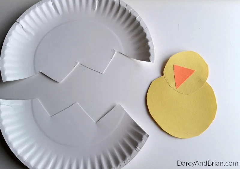 Paper plate crafts are easy and fun activities to keep kids busy. Get creative and try making your own hatching baby chick.