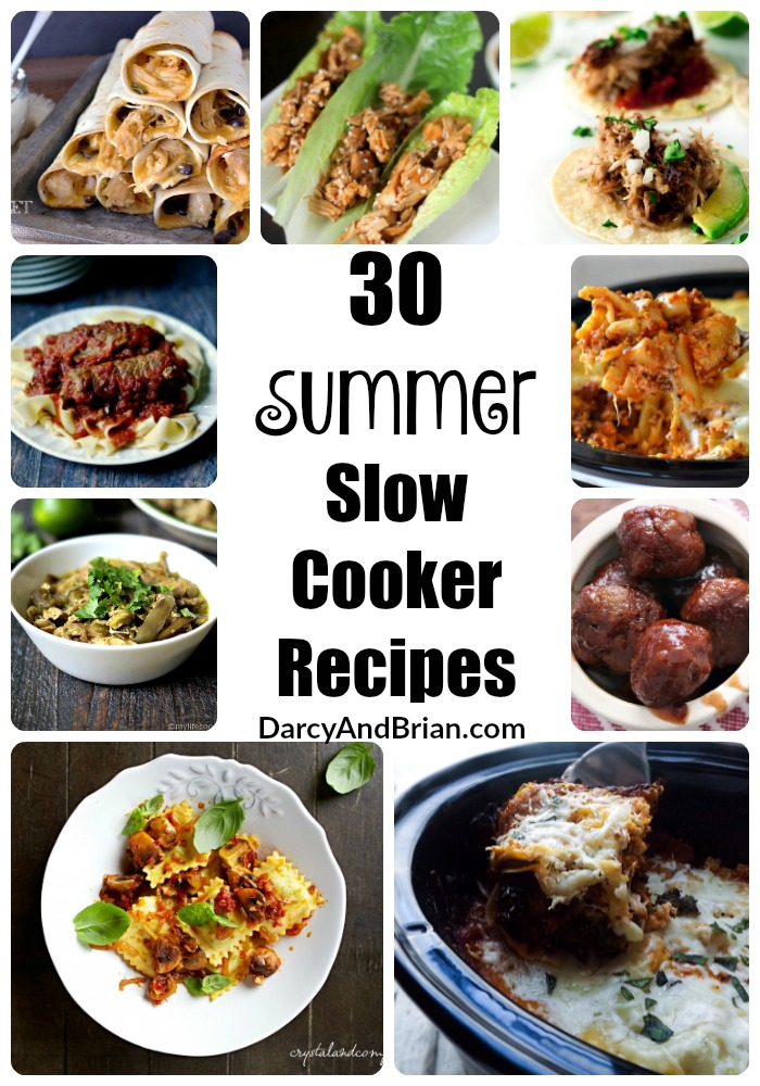 Summer Slow Cooker Recipes like this great list keep you from slaving over a hot stove in the heat of summer! Our family loves these tasty and easy recipes!