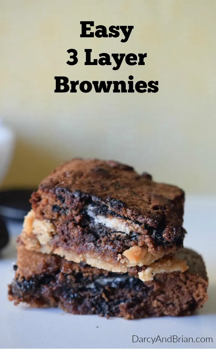 When you can't decide between baking brownies or cookies, you combine them to make the ultimate dessert! This Chocolate Chip Oreo Stuffed Brownies recipe makes a delicious 3 layer brownie that is sure to be a hit among chocolate lovers.