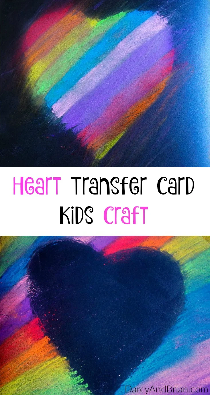 The kids will be excited to help with a Mother's Day gift! This Heart Transfer Mother's Day card is a perfect craft for preschoolers. They will love creating a homemade card for Mom.