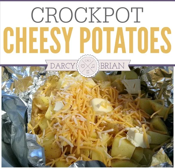 How to make deliciously easy cheesy potatoes in your crock pot or slow cooker
