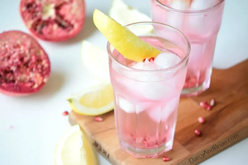 Mix up this refreshing pomegranate lemon drink recipe. It's perfect for summer!