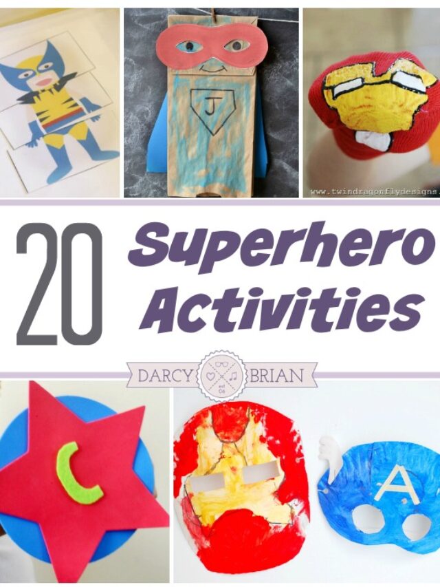 Superhero Activities for Kids Story