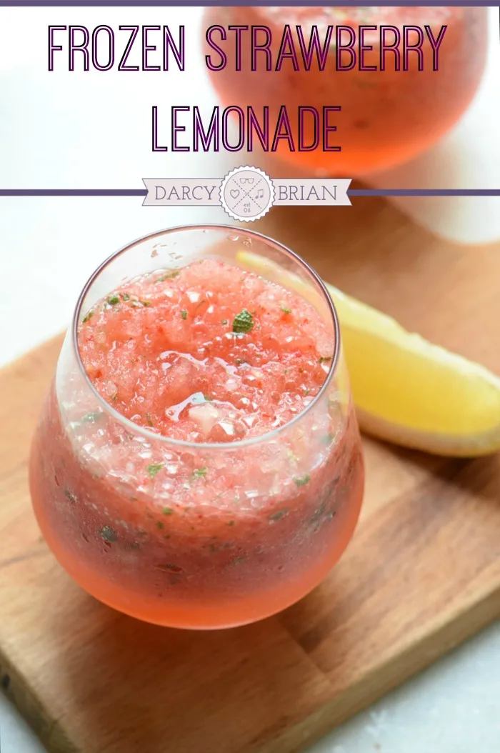 Looking for a cool, refreshing non-alcoholic summer drink recipe? Get the directions and try this delicious frozen strawberry lemonade recipe. This homemade lemonade is sure to be a hit with the whole family!