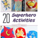 Does your kid love superheroes? Check out this list of 20 superhero activities for kids and fight boredom for good. There are superhero crafts, free printables, and other ideas! Perfect for preschool children through elementary age students.