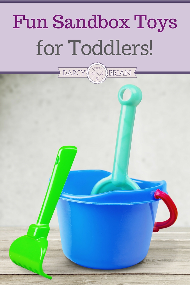 Looking for ways to keep your toddler entertained this summer? Get outside and have a blast with fun outdoor sandbox toys. Stuck indoors? Get creative and find ways to play with them inside too!