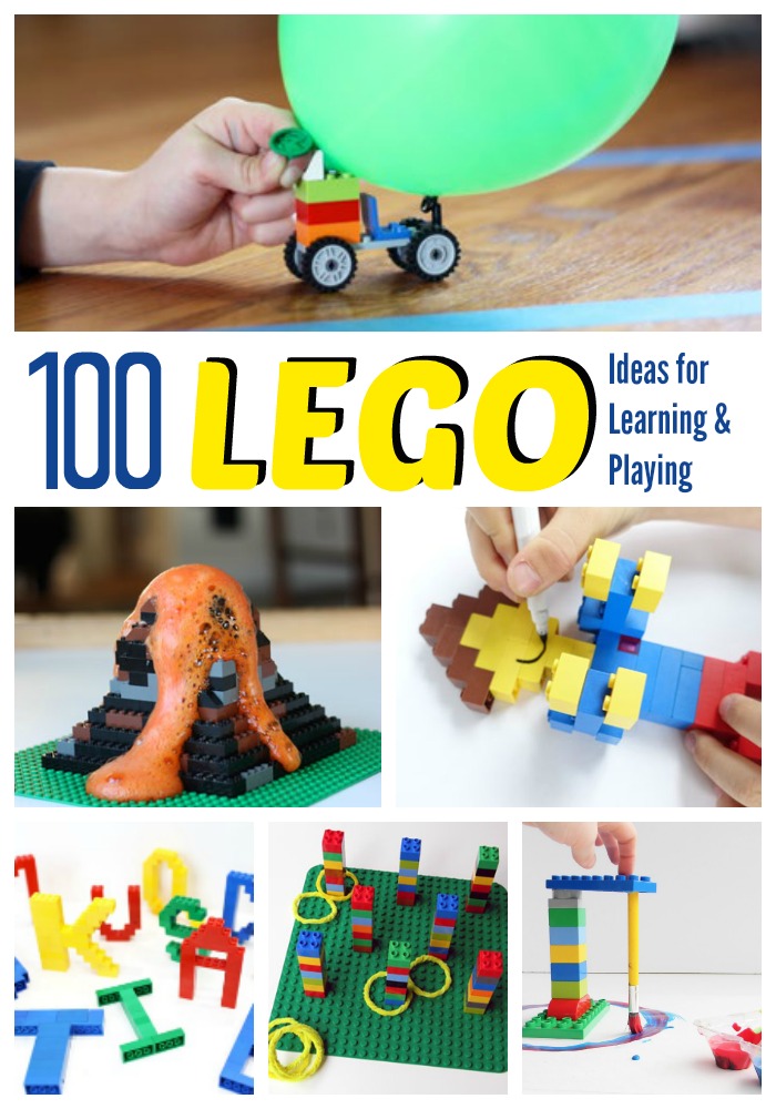 Keep kids busy with these LEGO learning activities! They'll love going beyond free building. Great way to make math, science, and reading fun instead of boring. Perfect indoor activities for rainy days!